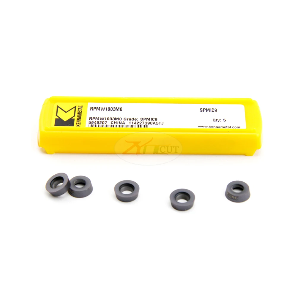 

10PCS kennametal R5 blade RPMW1003MO-FS KC725M SPMIC9 KC522M KCPK30 Milling inserts made of stainless steel with high hardness