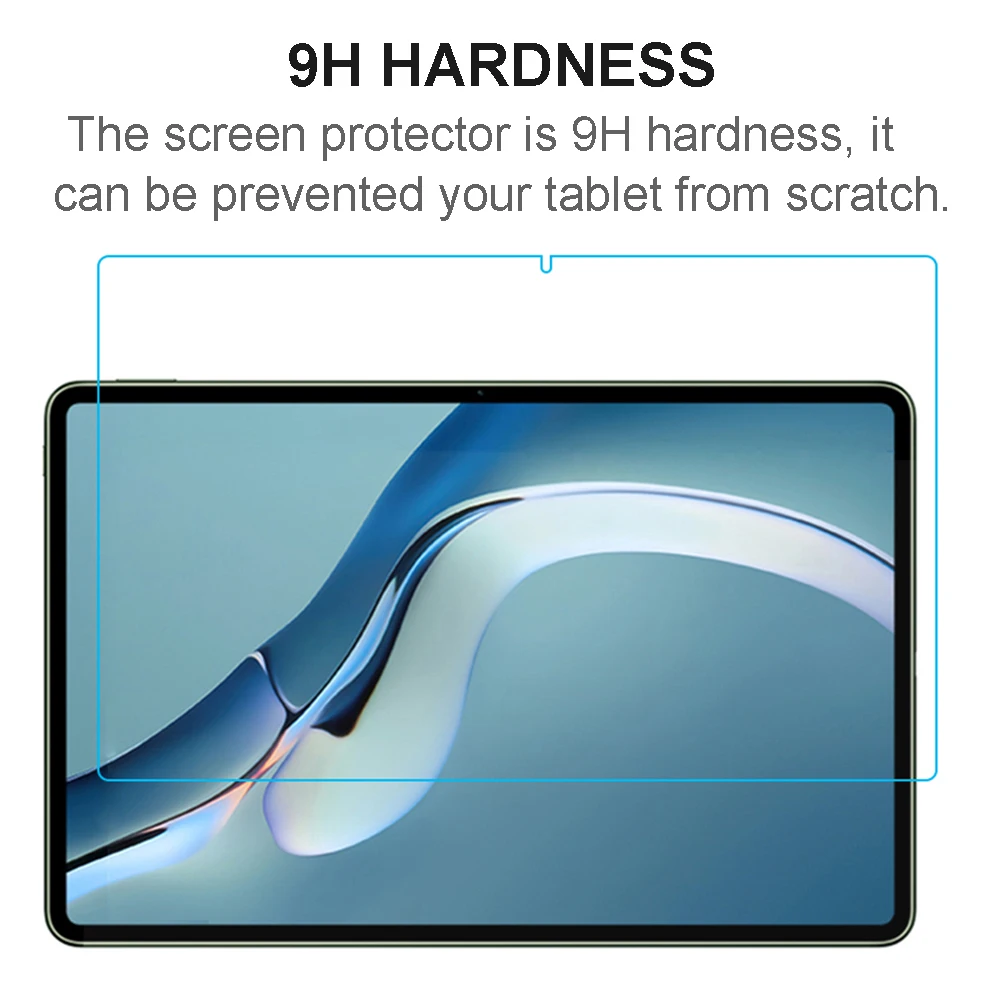 Tempered Glass for Huawei Matepad Pro 12.6 2021 Tablet Screen Protector Model WGR-W09 WGR-W19 WGR-AN19 0.3MM 9H Protective Film