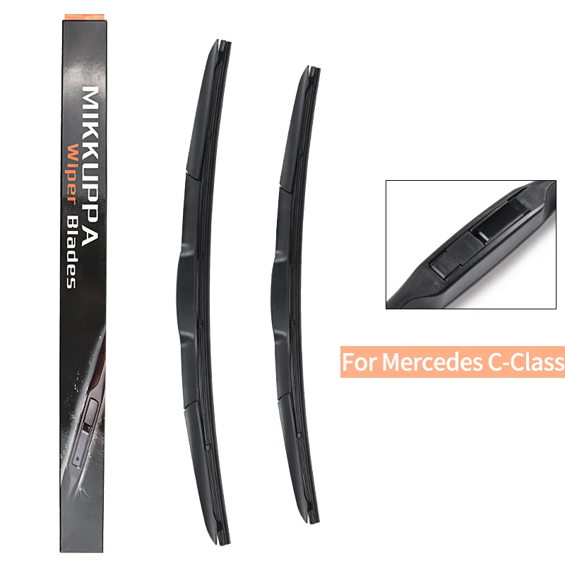 Mikkuppa Windscreen Wiper Blades For Mercedes Benz C Class W203 W204 W205 2000-2017Windshield Car Accessories