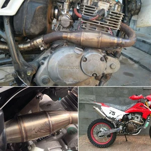 Motorcross Motorcycle Escape Rohr Schalldämpfer Katalysator Expansion für CRF RMZ DRZ YZF KXF CRF WR YZ Pit Fahrradflucht 10 Hauptverkäufe Auspuff WR - №5