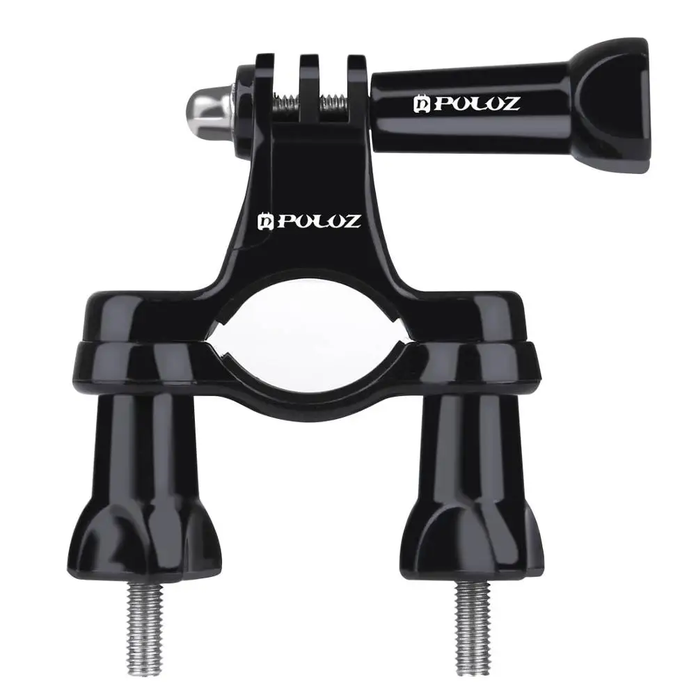 PULUZ Universele Fiets- en Motorfietsstuurbevestiging met Schroef voor GoPro HERO13 12 11 10 9 8 Black/ Insta360/ DJI Camera Adapter