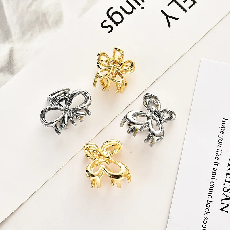 Electroplated Mini Pearl Baby Hair Claws Kids Hair Accessories Korean Style High Quality Alloy Hairpins Hair Claws Headdress