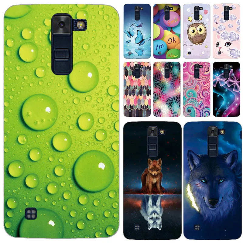 Case for LG K8 Lte K350e K350ds K350tr K350N K350 Cover Silicone Soft TPU Protective Phone Cases Coque