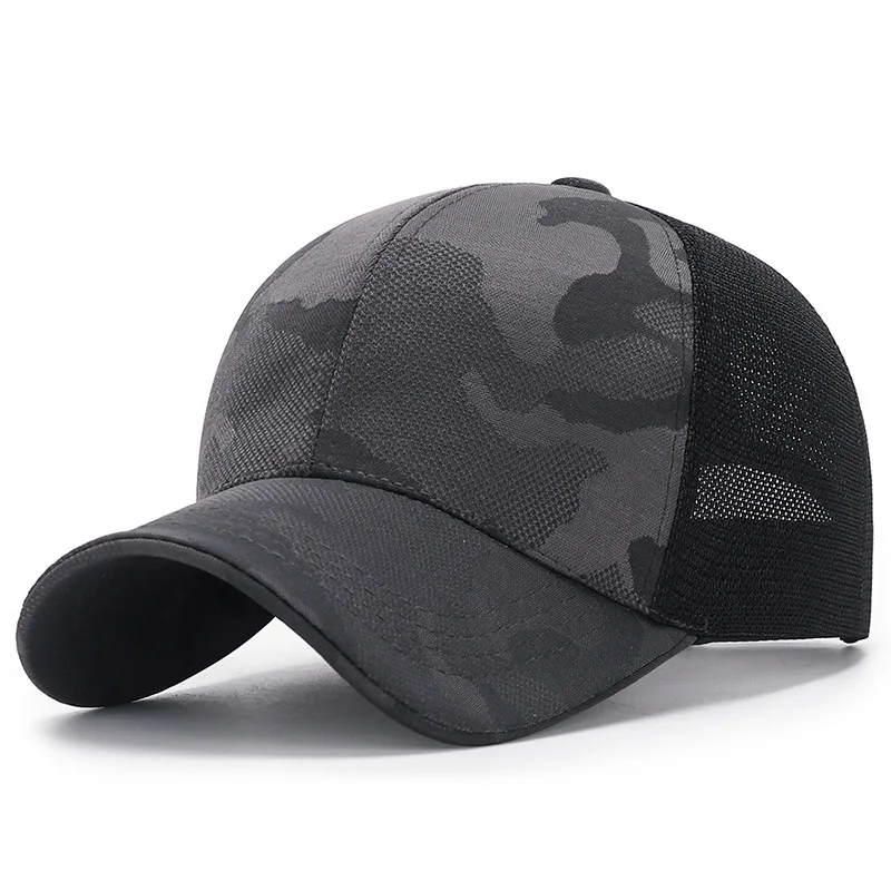 Unisex mesh baseball cap summer outdoor cap breathable adjustable sun hat men snapback hats Camouflage snapback caps