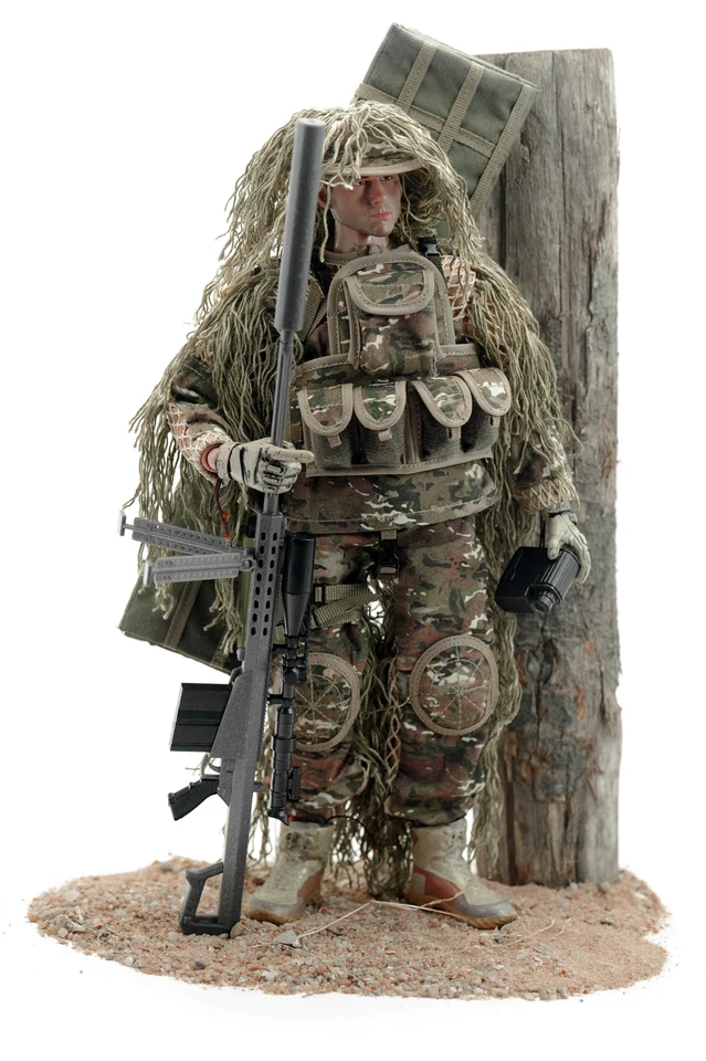 1/6 Special Forces Action Figure All-terrain Sniper Action Figure