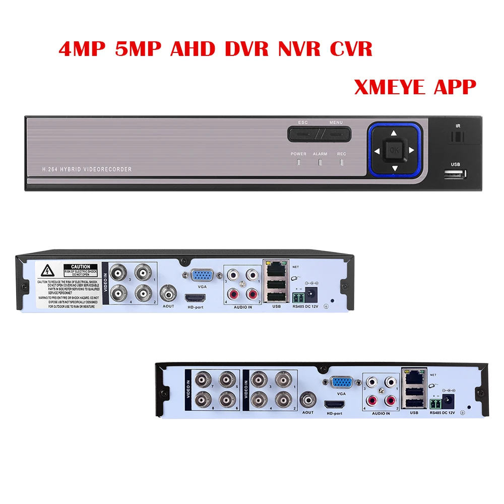 XMEYE – enregistreur DVR analogique, 16CH, H.264 AHD, NVR, 5MP, 4MP, 1080P, HDMI, USB, P2P