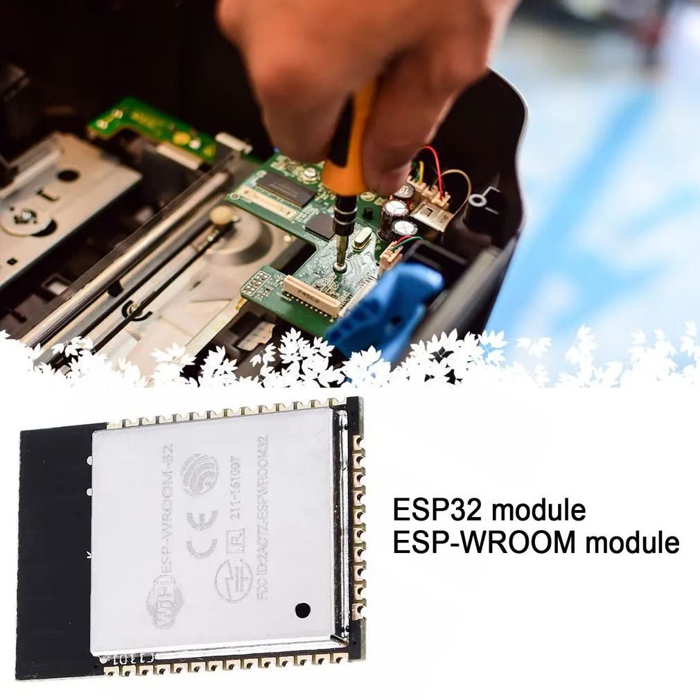ESP32 ESP-32 ESP32-SワイヤレスモジュールとESP-WROOM-32から32ビットpsramのipex/ESP-32Sと4メガバイトのフラッシュ