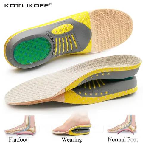 Orthopedic Insoles for Flat Feet and Arch Support KOTLIKOFF