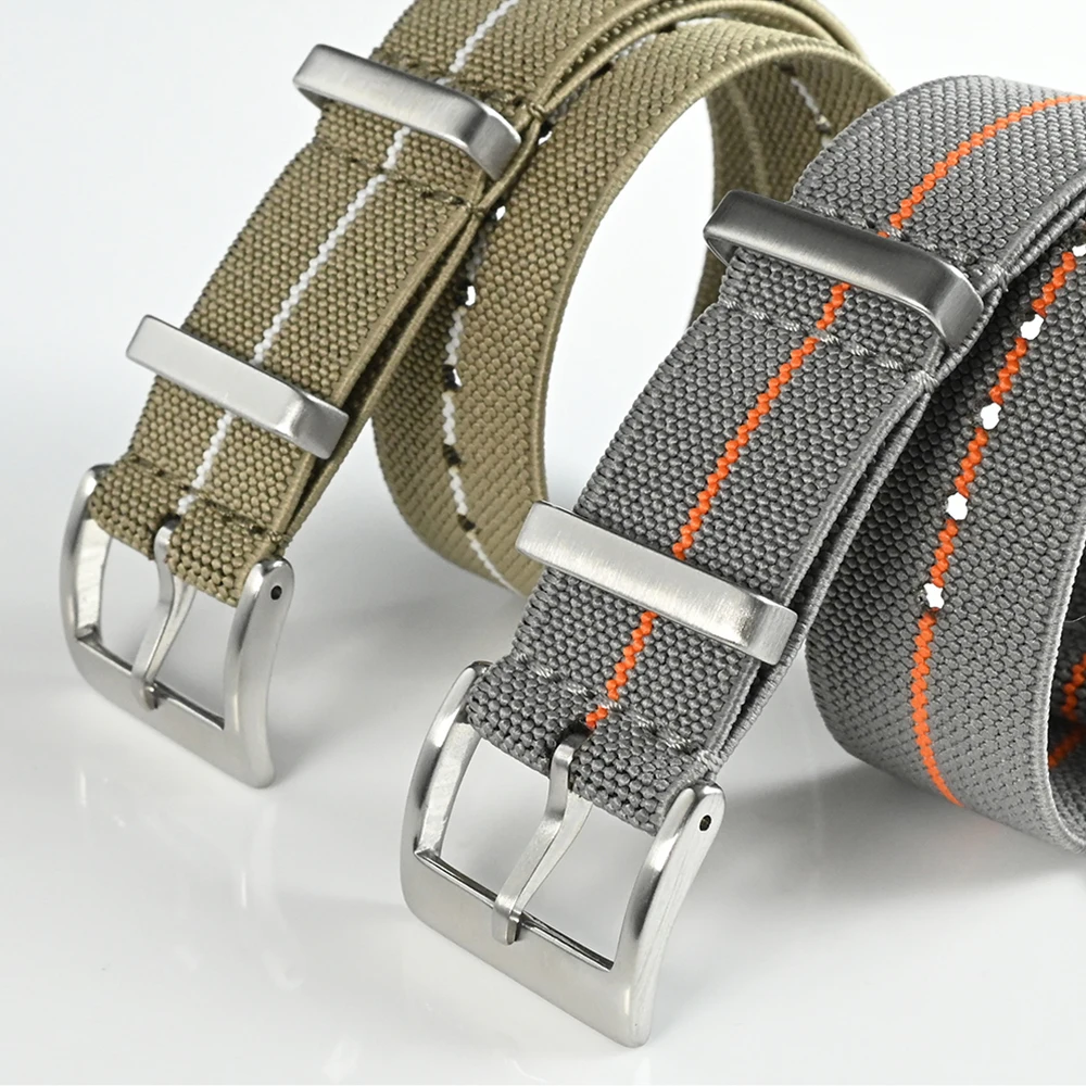 San Martin-Pulseira de relógio de nylon, 20mm, 22mm, Pilot, Military, Watch Band, Universal Type, Tropas desportivas, Parachute Bag, Pulseira