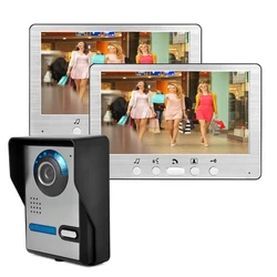 SYSD 7 inch Monitor Wired Video Intercom Door Phone with Infrared Night Vision Camera Home Security  System