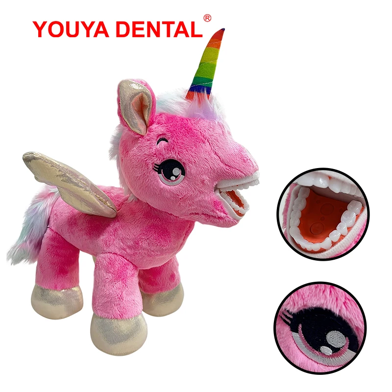 Dental Plush Toys With Teeth Model Toothbrush For Kids Children Stuffed Animals Dentist Soft Dolls   Dentistry Accessories Gifts