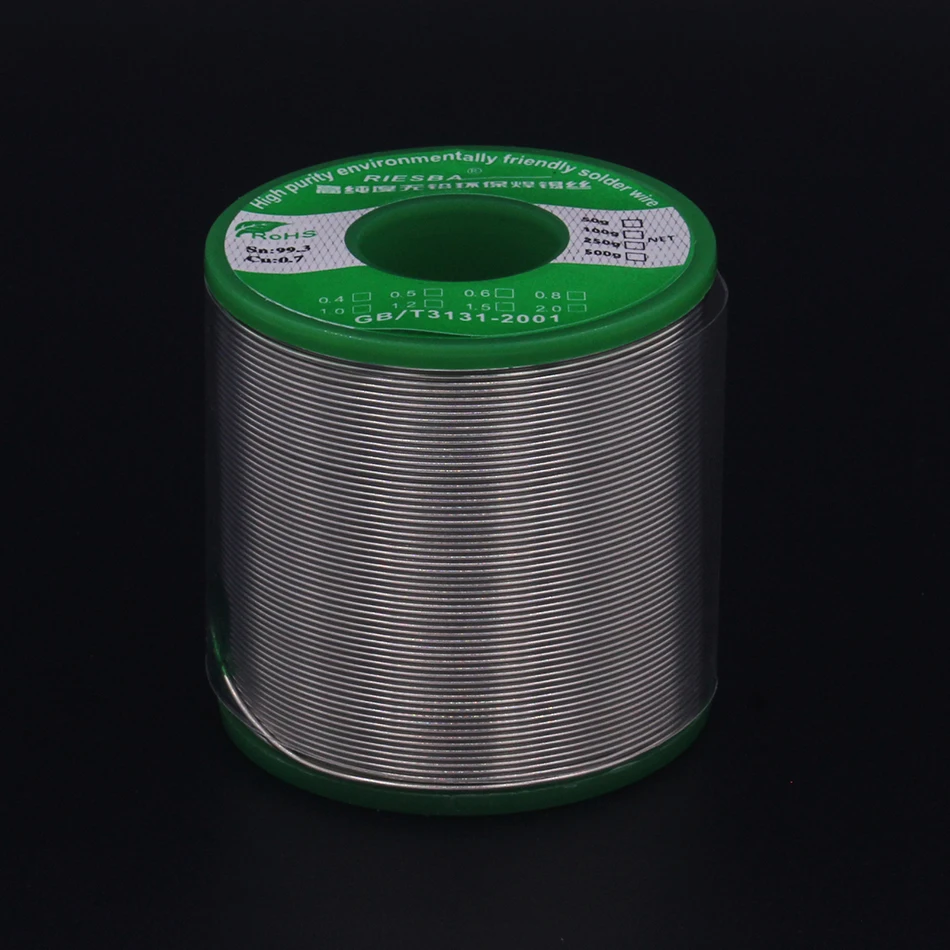 500g 1.1LB Lead Free Solder Wire Sn99.3 Cu0.7 Rosin Core for Electrical Solder RoHs