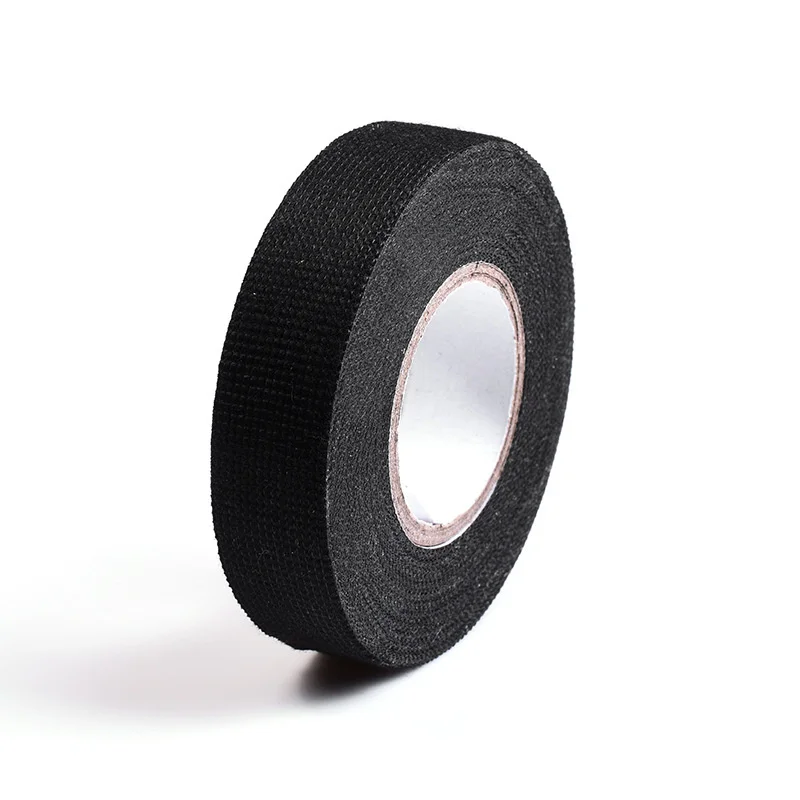 15 Meters Heat-resistant Adhesive Cloth Fabric Tape For Car Auto Cable Harness Wiring Loom Protection Electrical Insulation Tape