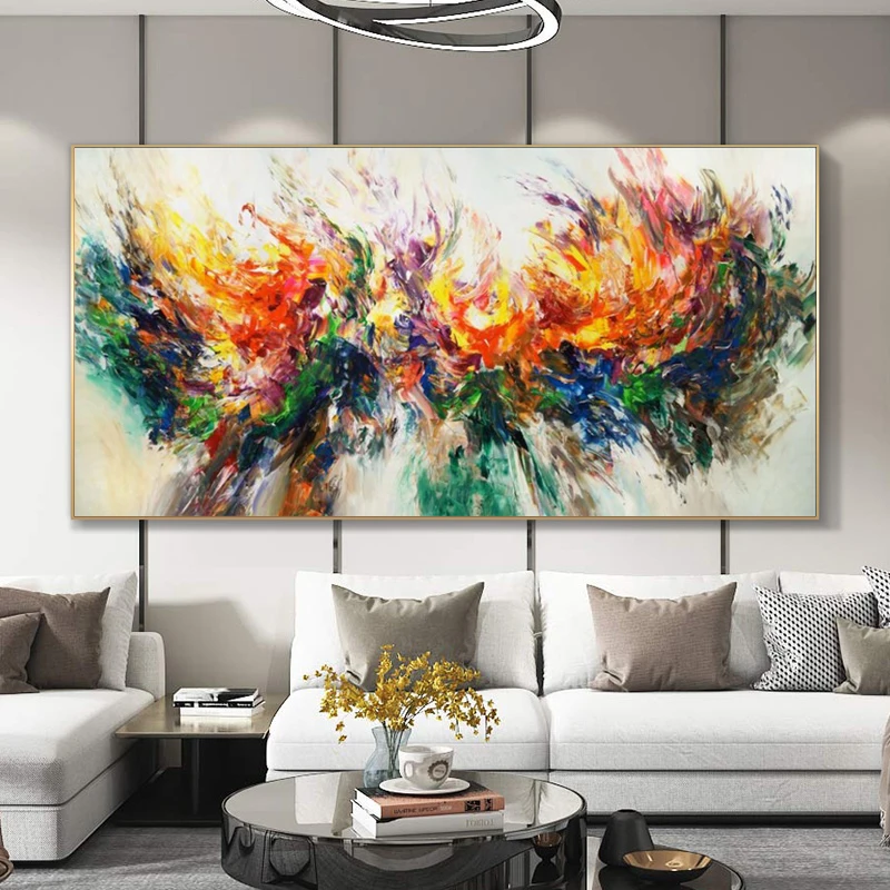 

Art Abstract Color Picture Canvas Painting GoldLife Art Picture Modern Home Decoration Living Room Bedroom Decoration Painting