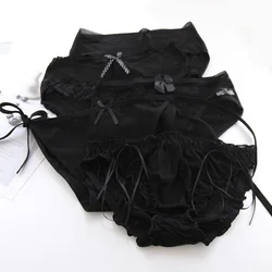 new girls underwear 5pc mix lace cotton black low waist  briefs young girl panties Teenagers wholesales summer hot sales