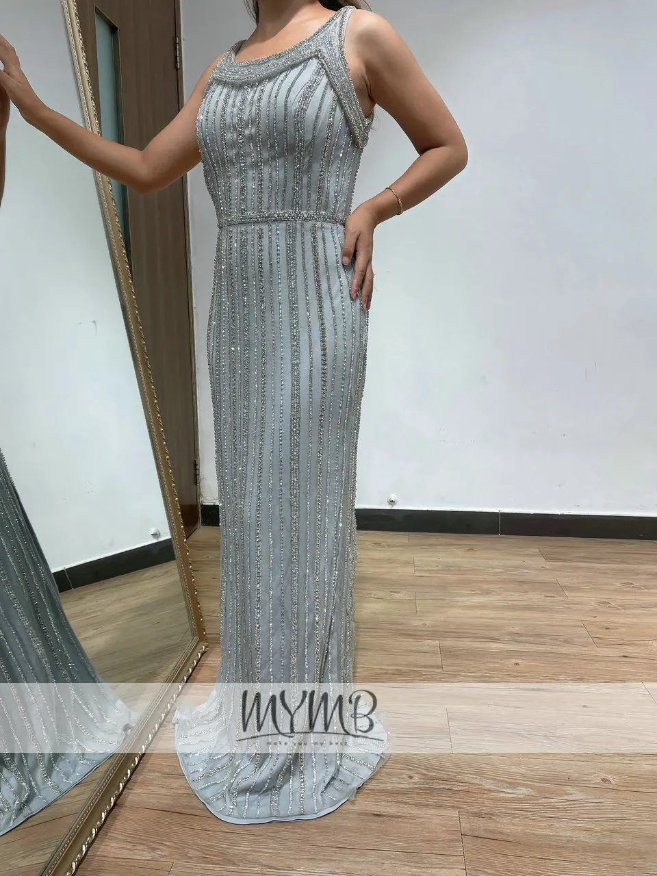 Gaun Couture Fitted Yang Sangat Indah Gaun Pesta Pernikahan Gaun Malam Prom High End Manik-manik Buatan Tangan Mewah 2022