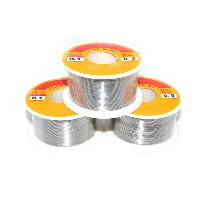 0.8mm 100g Soldering Iron Solder Solder Wire Soldering 63/37 Tin Flux for Welder Iron Wire Reel