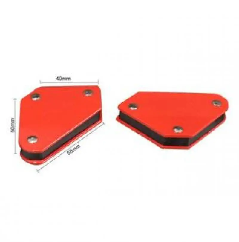 Mini 4-pezzi set triangolare di saldatura locator con magnetico angolo fisso strumento senza interruttore 9Lb raccordi di saldatura