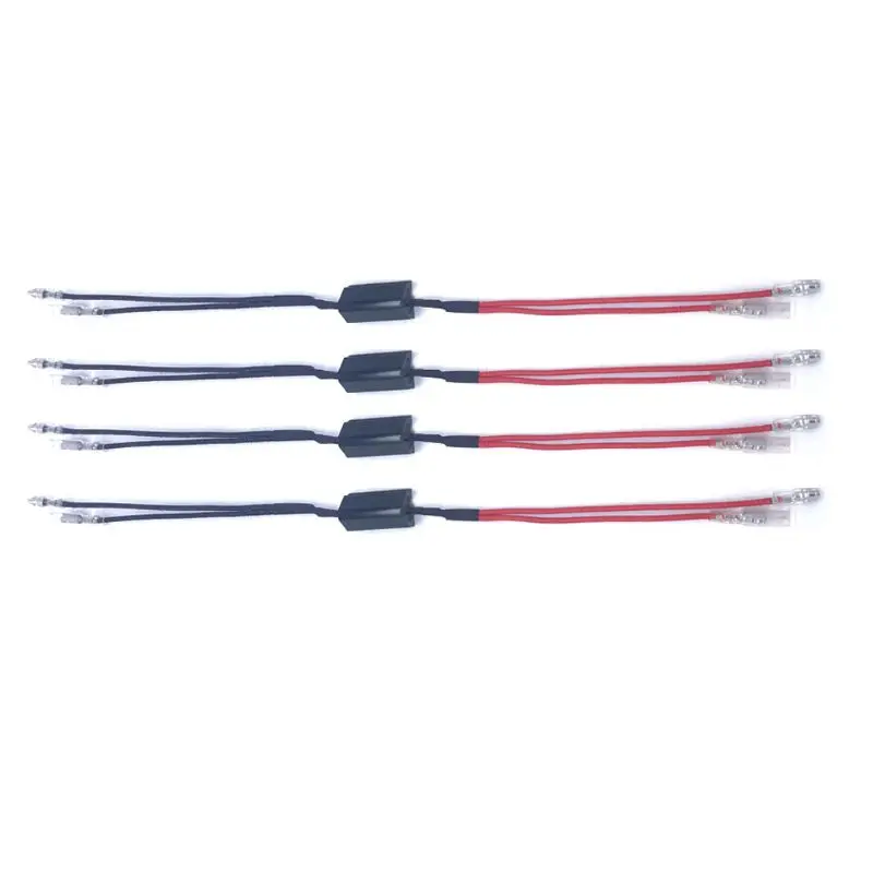 4Pcs/Set 10W 10ohm Moto Resistance Power Resistor Load Decoding Resistor for LED Mini Turn Signal Light Flash Repairing Kits