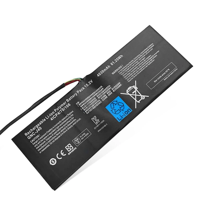 

GNC-J40 New 4030mAh Laptop Battery For GIGABYTE P34W P34K P34F P34G V2 V3 V4 V5 V7 15.2V 61.25WH + Tracking Number