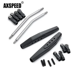 AXSPEED Aluminum Alloy Rear Arm Kit Suspension Link Rod for Axial Wraith 90048 RR10 90053 1/10 RC Crawler Car Model Upgrade Part