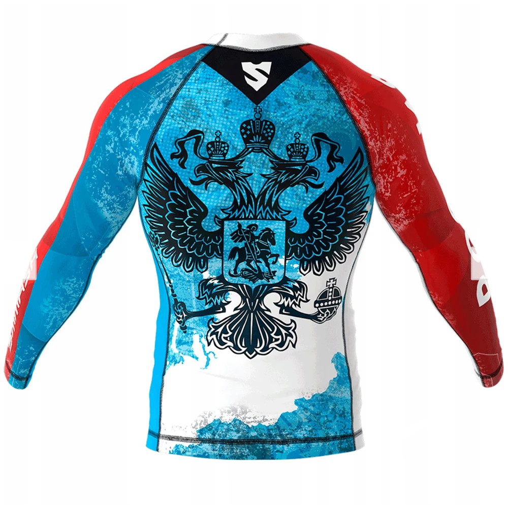 Kompresja wysokiej jakości koszulka do biegania męska koszulka z długim rękawem kulturystyka sportowa koszulka siłownia t-shirty mężczyźni Fitness