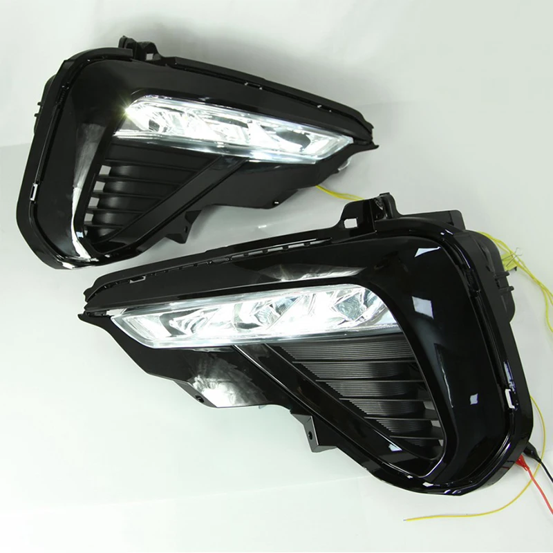 1pair For Kia K5 Optima 2019 2020 LED DRL Daytime Running Light Daylight Signal fog lamp Styling Auto Drive lights