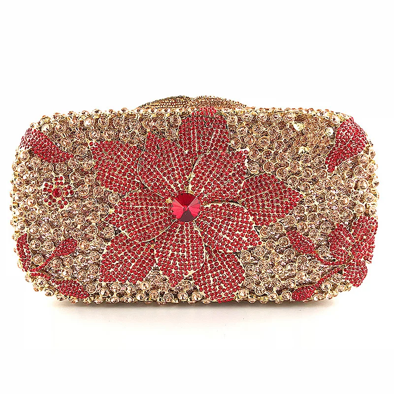 

Luxry Rhinestone Clutch Party Bag Wedding Bag Party Bag Party bag Crystal jaw-dropping color handbag