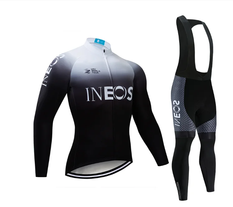 Tuta da ciclismo manica lunga da uomo 2021 nuova Set abbigliamento da Mountain Bike traspirante