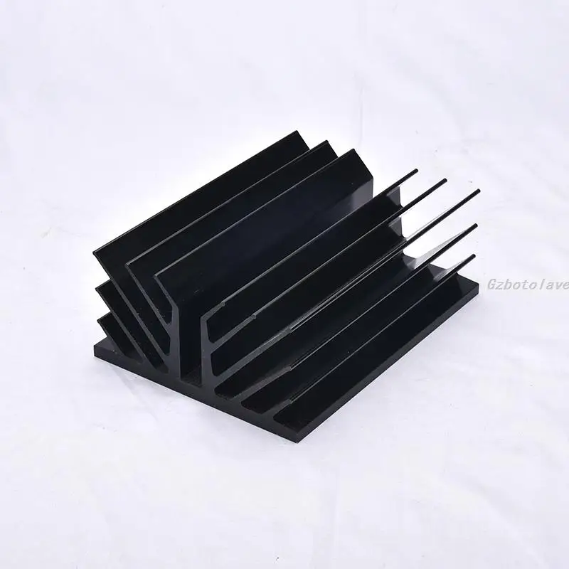 1pcs aluminum PASS high power amplifier heatsink Special industry font radiator 120*50*194mm