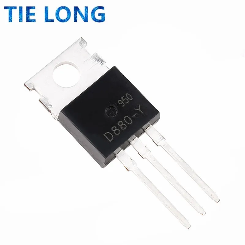 10pcs KSD880 TO-220 D880 KSD880-Y KSD880Y NPN transistor 3A 60V Transistor new original