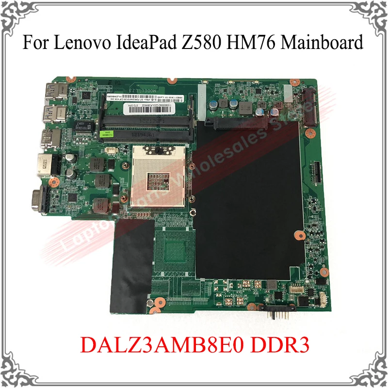 

Original Laptop Motherboard For Lenovo IdeaPad Z580 HM76 Mainboard 15.6" DALZ3AMB8E0 DDR3 100% Tested Work Logic Board