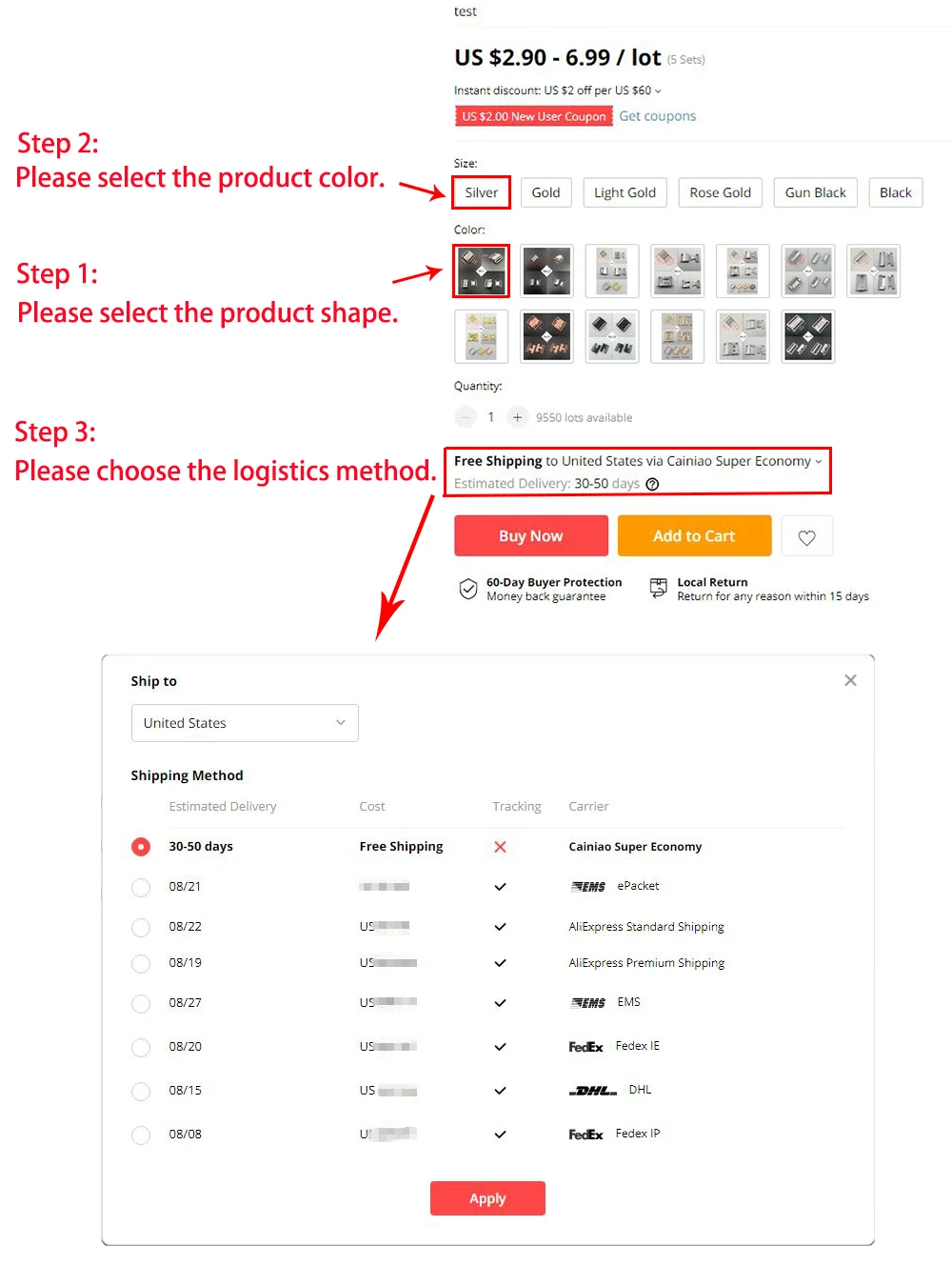5 Sets BH-Legierung Frontverschluss Bademode Clip Clickers Bikini Schnallen Ersatz Bramaking DIY Zubehör – Detail 2
