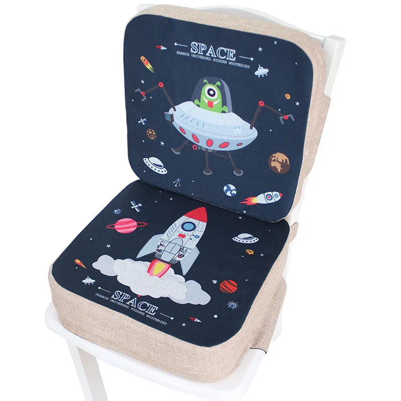 Baby Dining Cushion Children Increased Chair Pad Adjustable Removable Washable Highchair Booster Cushion Seat for Baby Care