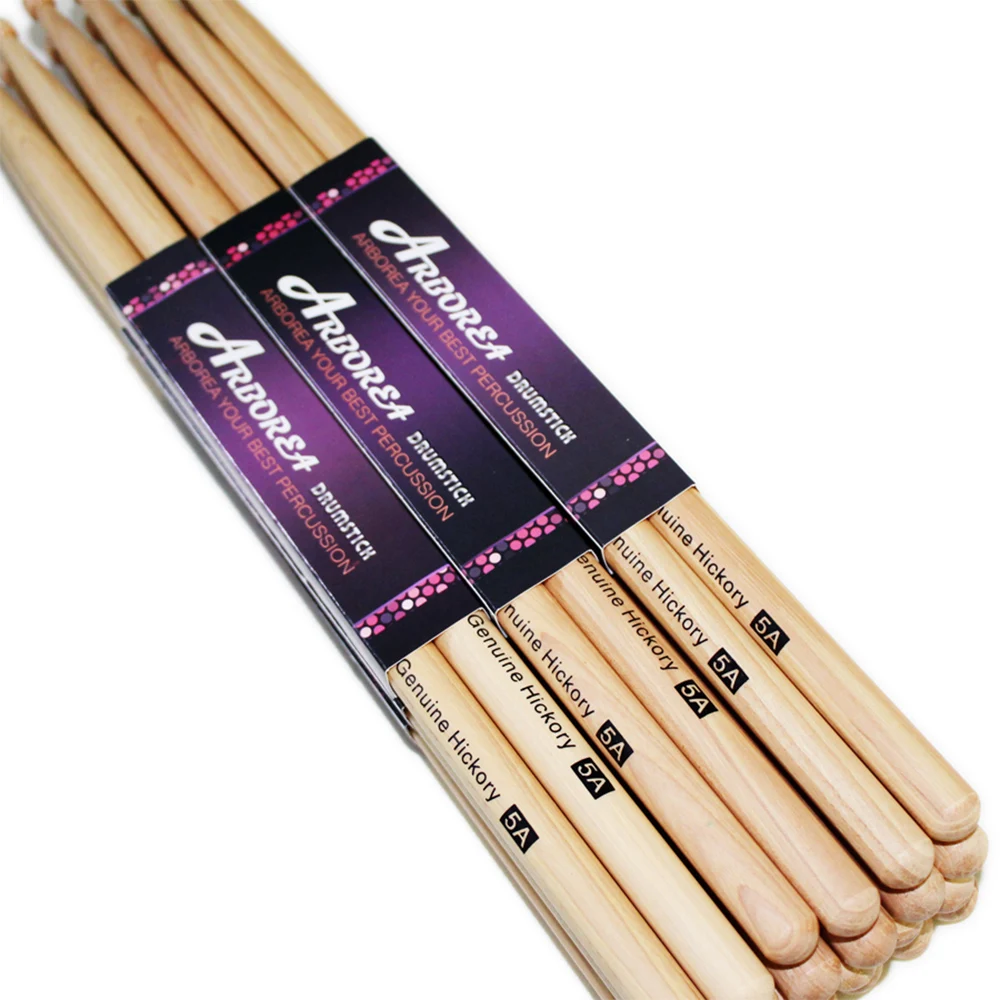 ARBOREA 5A Drum stick ADS-LB5A LIGHT BAMBOO Strong and durable for drummer   Walnut wood