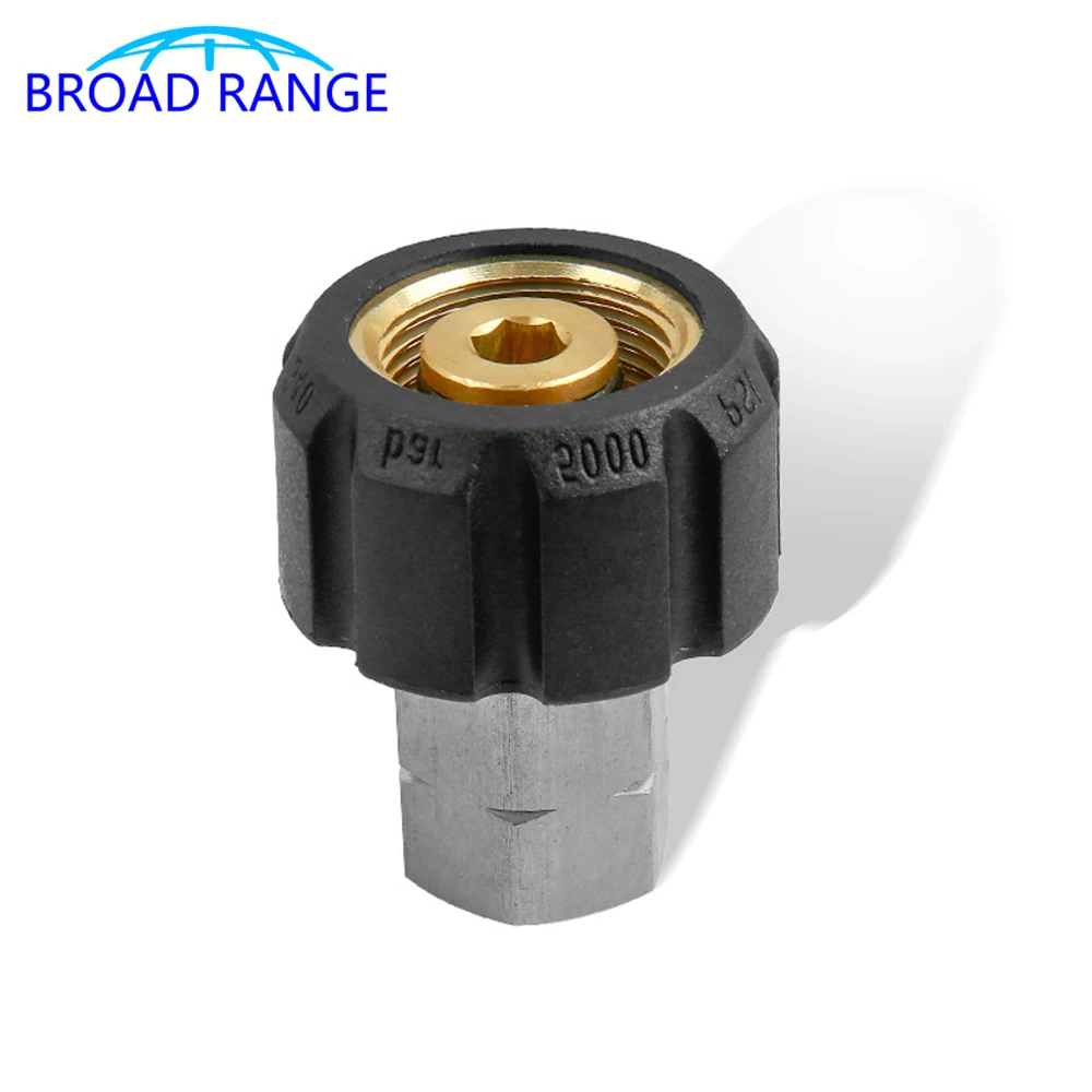 

High Pressure Washer M22-14（15）to NPT1/4 Adaptor For Karcher HDS Gun Hose Joint Car Wash Adaptor