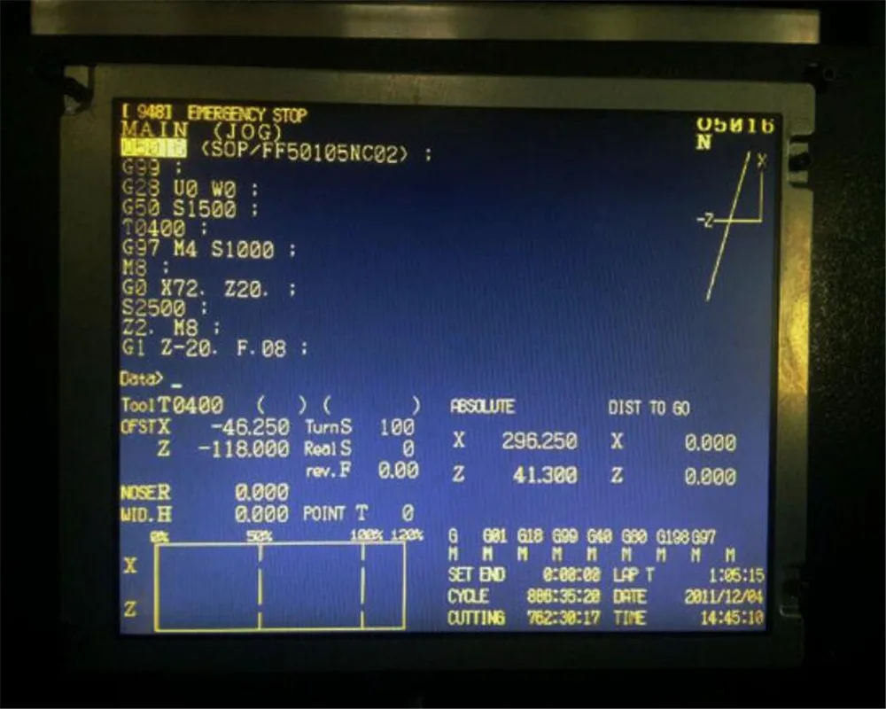 

12 inch compatible BNC monitor Replacement for FADAL CNC 88HS BNC TFT