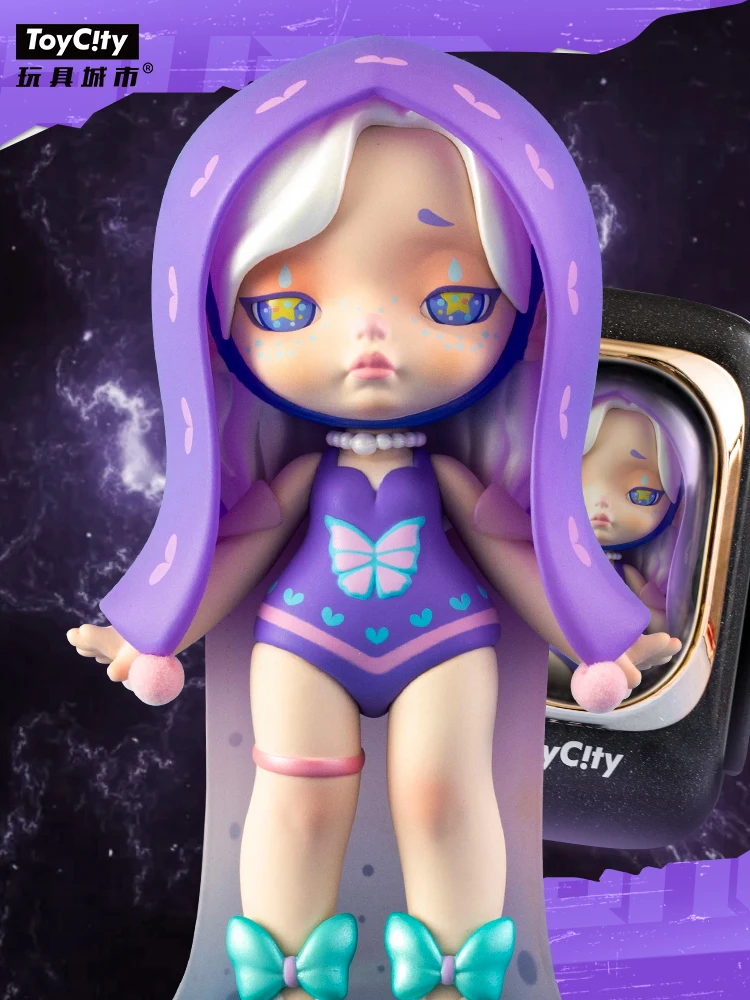 

Blind Box Toy Space Capsule Laura Pajamas Second Series Guess Bag Cute Kawaii Model Gift Surprise Doll Mystery Box Figurine Toy