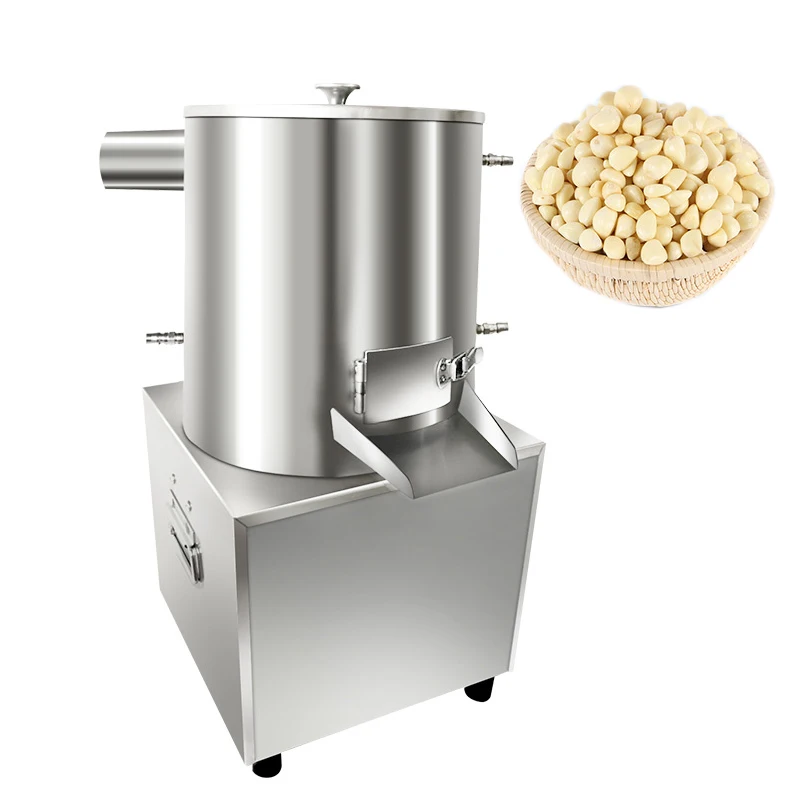 الفولاذ المقاوم للصدأ الكهربائية الجافة آلة تقشير الثوم الثوم مقشرة الثوم تقشير الجلد صانع منتج أغذية