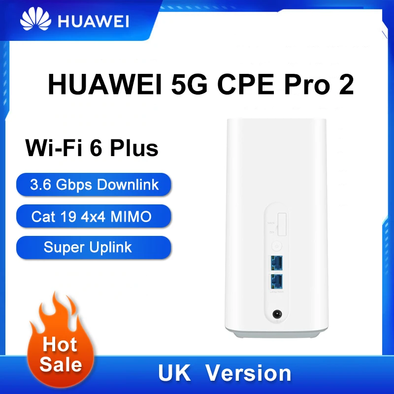 

New Arrival Huawei Product 3.6Gbps Original 3.6Gbps Hua wei H122-373 5G CPE Pro 2 Support 5G N1/3/5/7/28/38/40/41/77/78/79/80/84