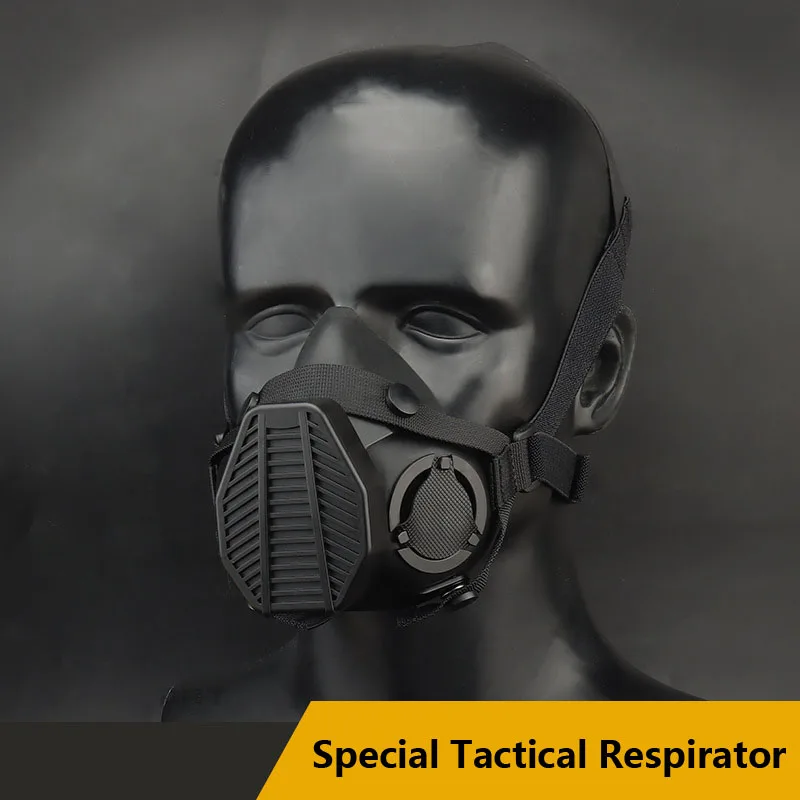 

SOTR Special Forces Respirator, Half-mask, Replaceable Filter, Antidust, Wargame, Shooting, Paintball Accessories