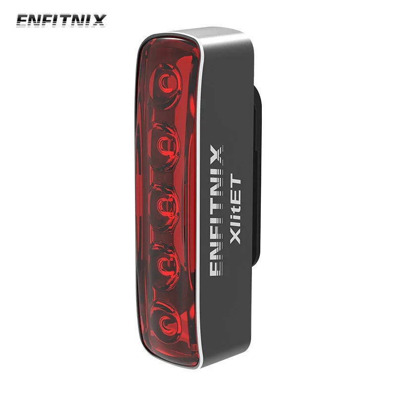 ENFITNIX XlitET Bicycle Auto Brake Rear Light Night Cycling Smart Sensing Taillight Bike Rear Light MTB Seatpost Safety Lamp