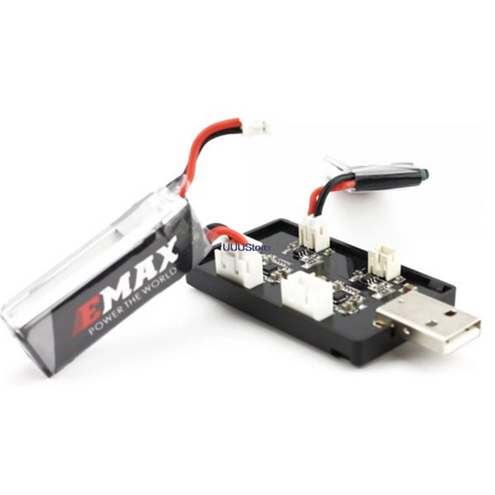 In Lager Emax TinyhawkS Ersatzteil 1-2S Lipo Batterie Ladegerät USB Port für RC Drone FPV Racing RC Modelle Ersatzteil