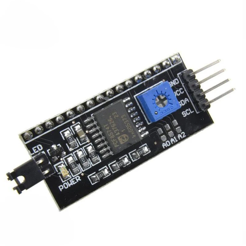IIC I2C TWI SPI واجهة تسلسلية مجلس ميناء 1602 2004 LCD LCD1602 لوحة محول LCD محول وحدة محول PCF8574