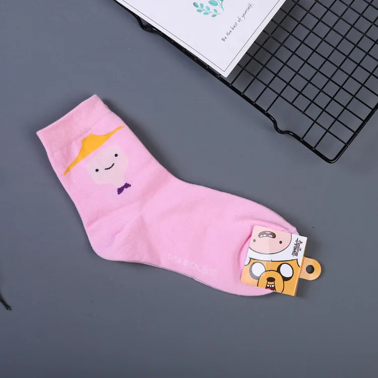 Calcetines tobilleros de algodón con estampado de dibujos animados para mujer, medias tobilleras con estampado de animales, estilo Harajuku, informal