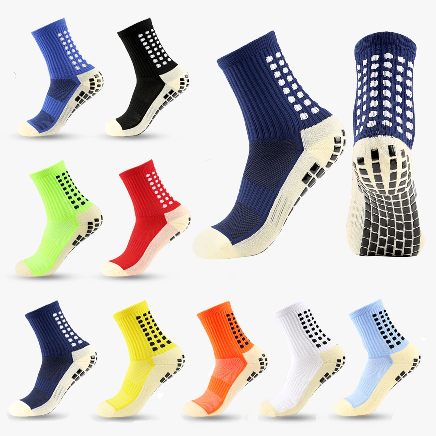 

Football Sports Men Socks Thick Towel Bottom Dispensing Running Socks Wholesale Calcetines The Same Type As The Trusox 9 Colors