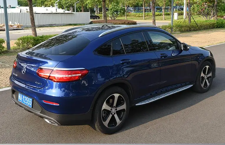 Portapacchi adatti per Mercedes Benz GLC coupé C253 2017 2018 2019 2020 2021 portapacchi superiore portapacchi in lega di alluminio