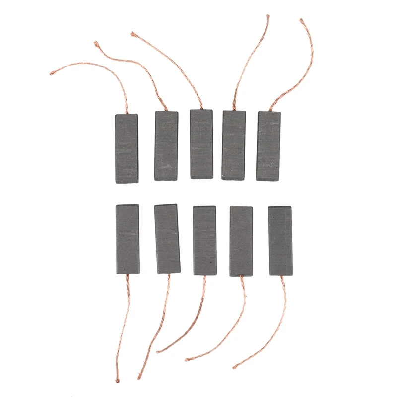 10Pcs Carbon Brushes Motor Carbon Brushes for Siemens Drum Type Washing Machine Parts 5X13.5X40mm