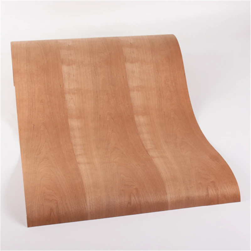 

Natural Wood Veneer Cherry Kraft Paper Backing about 60x250cm Q/C