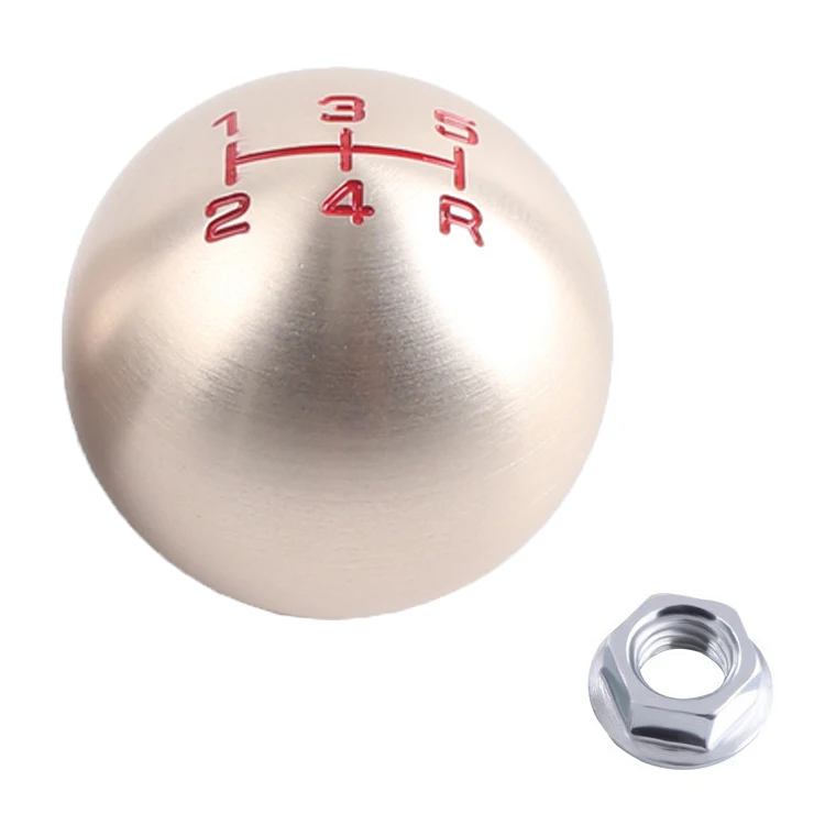 Aluminum 5/6 Speed M10X1.5 Type-R JDM Ball Shape Gear Shift Knob for Honad Civic Fit FD2 FN2 EP3 DC2 DC5 S2000 F20C